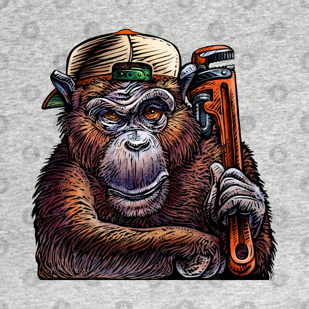 Monkey Wrench by ChetArt